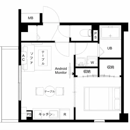 At Kyobashi Apartment Osaka Room photo